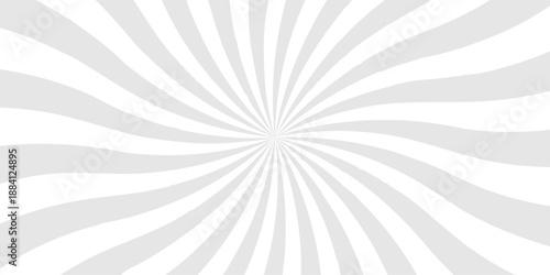 Vector sunray stripe background. Light sunburst glowing background. Sunburst pattern summer social banner. vector illustration pattern beam rays. Spiral radial striped backdrop design.