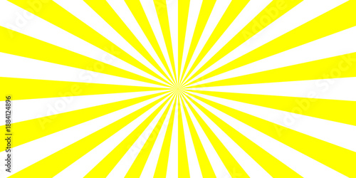 Vector sunray stripe background. Light sunburst glowing background. Sunburst pattern summer social banner. vector illustration pattern beam rays. Spiral radial striped backdrop design.