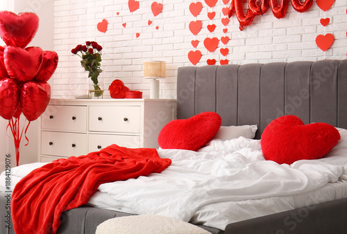 Interior of stylish bedroom...