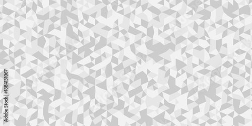 Abstract geometric wall tile and metal cube background triangle wallpaper. Seamless geometric pattern low polygon backdrop background. Gray diamond overlap polygonal background.