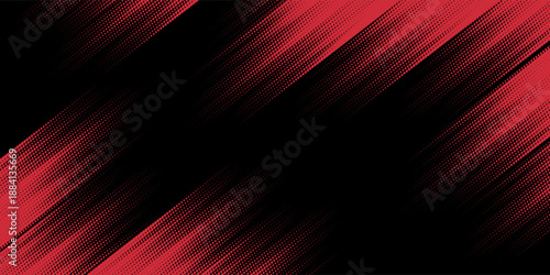 Halftone dots red and blue color pattern gradient grunge texture background. Dot pop art comic sport style vector illustration. modern background