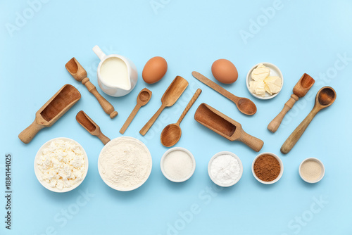 Different ingredients for p...