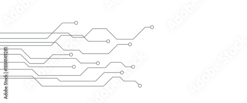 Abstract connecting lines and dots. network connection and global communication technology background