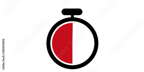 Vector illustration of a red circle no smoking and no parking sign icon designed as a 3d round object button symbol