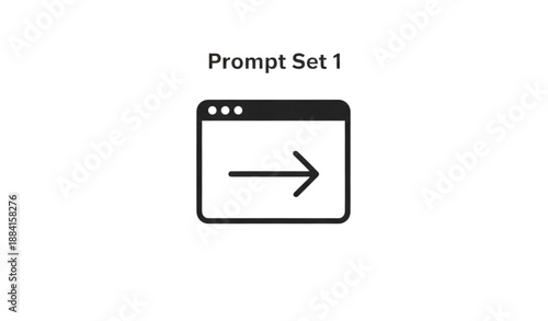 Go To Website Flat Vector Icon for Web Navigation and App Interface Design