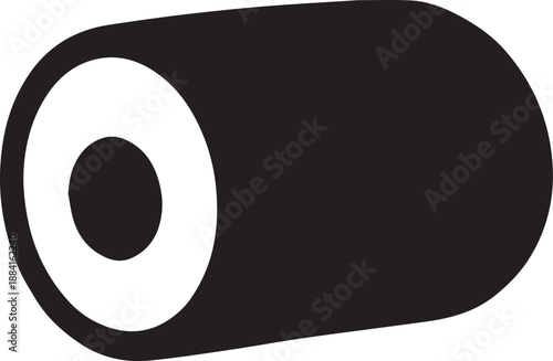 Meat Icon – Minimal Silhouette Vector of Ham or Bone-In Cut