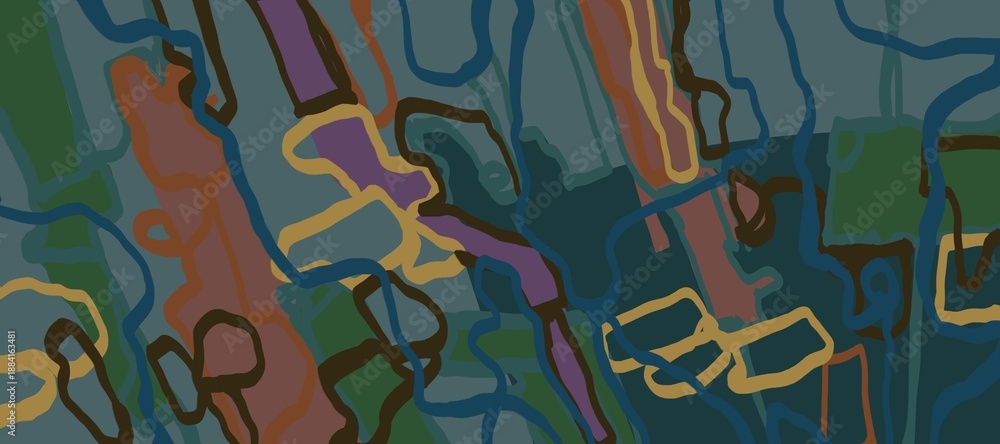 Obraz premium Abstract image for printing. Picture for modern interiors. The picture is painted by hand on a tablet.