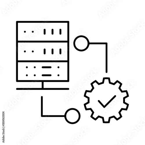 Maintenance vector icon set.Technical support Illustration sign collection. Installing updates symbol. Bow logo.