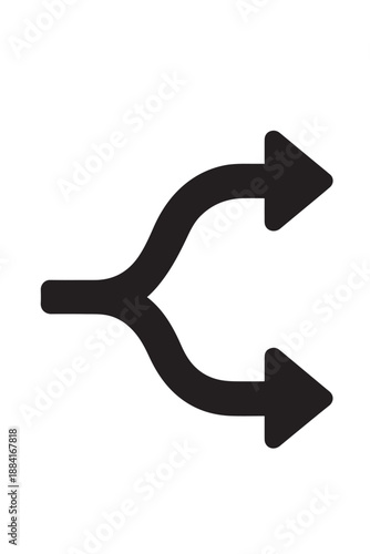 Vertical Circular Motion Icon – Minimal Silhouette Vector of Physics Forces on Rotating Mass