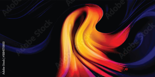 elegant background composition with pink, red light