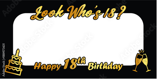 PHOTOBOOTH 18TH BIRTHDAY