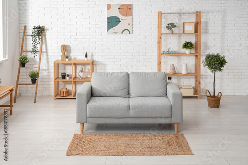 Stylish interior of modern ...