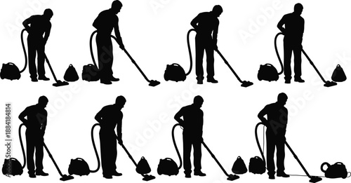 Silhouette of deer and stag set, wild forest animal buck icons, nature wildlife collection, hunting sport graphics, isolated black vector deer silhouettes for design.