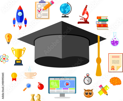 Online Education Infographics