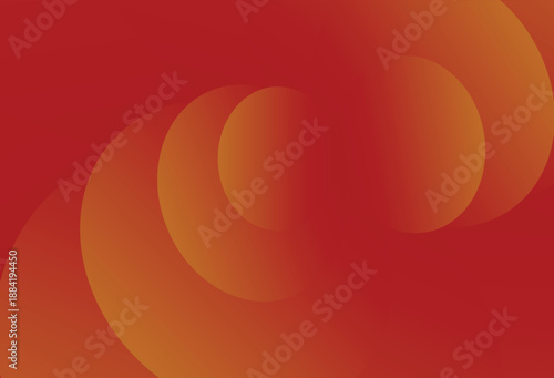 A dynamic abstract composition featuring a spiraling arrangement of translucent brown spheres and concentric rings, suggesting motion and complexity.