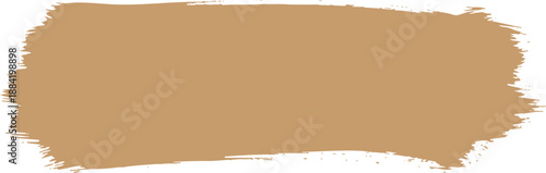 Warm Beige Paint Swatch with Hand-Painted Brushstroke Texture for Design Elements