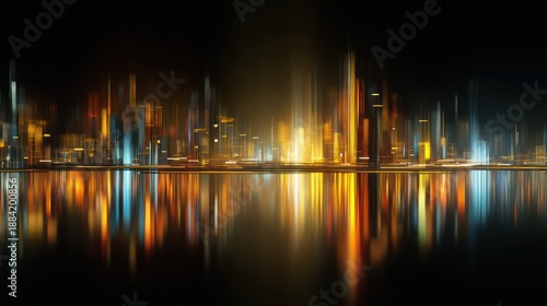 Abstract cityscape