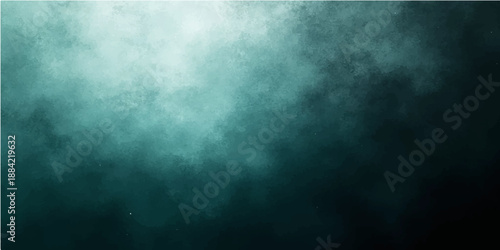 A dark blue grunge background features a textured blend of smoke and misty clouds swirling through a stormy night sky with subtle light patterns and motion