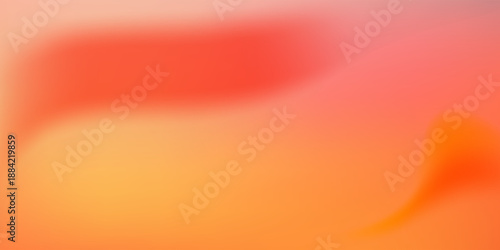 Warm gradient background blending sunset hues of pink, orange, and gold. Soft pastel gradation creates an elegant backdrop perfect for modern design projects. Vector illustration.