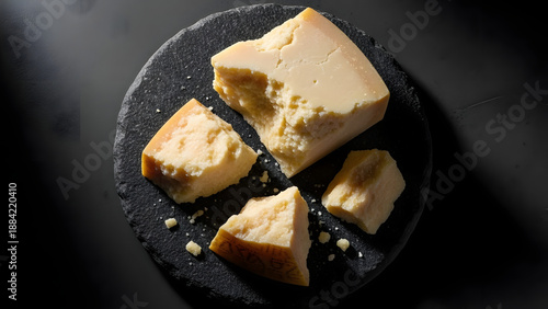 Wallpaper Mural Blocks and Pieces of Parmesan Cheese Torontodigital.ca