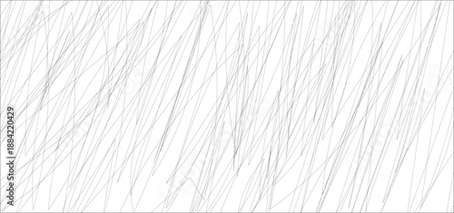 Abstract black and white pattern with chaotic straight lines creating modern geometric texture. Random diagonal stripes form seamless background with dynamic linear pattern.