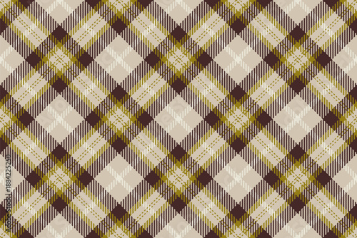 Back vector check textile, brazil pattern seamless tartan. Expensive plaid texture fabric background in light and dark colors.