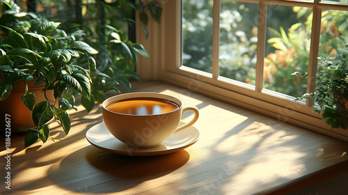 Wallpaper Mural cup of tea Torontodigital.ca