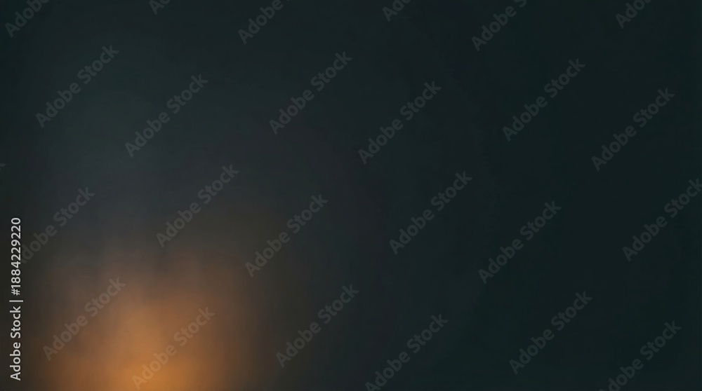 Fototapeta premium dark moody background with warm glowing light and smoky atmospheric effect