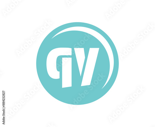 QY sport emblem or team logotype. Ball logo with a combination of Initial letter Q and Y for balls shop, sports company, training, club badge.