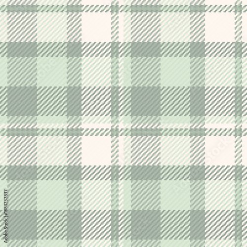 Romance vector seamless pattern, oktoberfest tartan textile texture. Britain fabric background check plaid in sea shell and pastel colors.