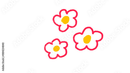 Cute Doodle Flower Illustration | Hand-Drawn Flower Doodle | Floral PNG Clipart
