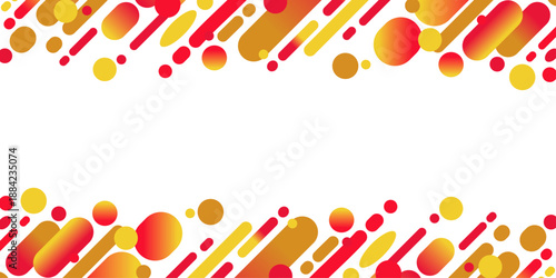 Foto Colorful striped dot obi background B
