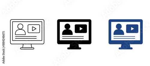 computer icon for education purpose 