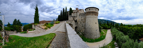 Brescia Castle is a medieval fortress near the historic center of the city of Brescia.