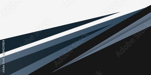 template corporate concept dark blue black grey and white contrast background. Vector graphic design illustration, copy space
