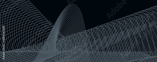 Abstract wireframe grid background texture