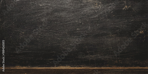 A dark grunge background featuring a black and white chalk pattern on a rough textured wall surface with an aged vintage paper feel and a dirty gray backdrop