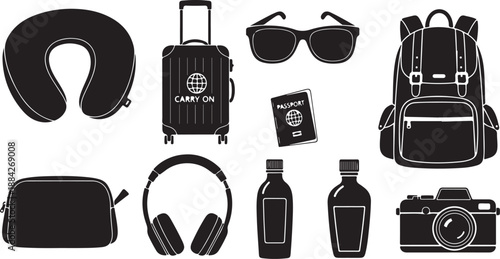 Travel essentials and accessories for a comfortable journey abroad