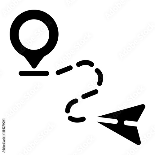 Location Guidance Icon from Cyber Monday Icon Collection (Solid Style)