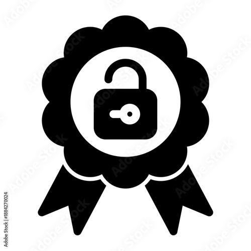 Exclusive Unlock Icon from Cyber Monday Icon Collection (Solid Style)