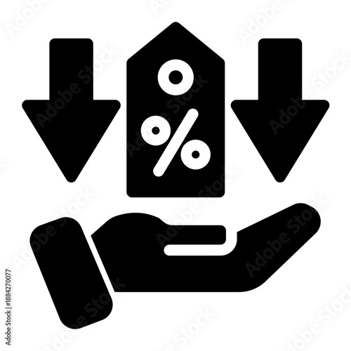 Deal Hunter Icon from Cyber Monday Icon Collection (Solid Style)