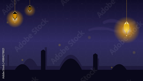 Geometric SVG Vector with Clean Shapes and Bold Colors