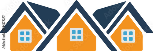 Modern 3 House Logo for Real Estate