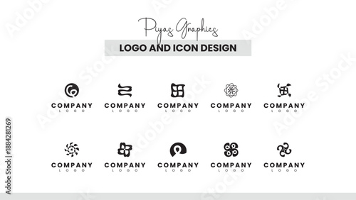 Abstract Symbol Logo and Icon Pack
