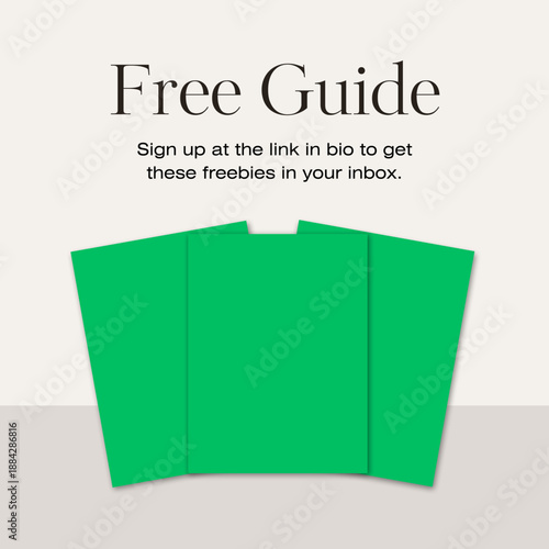 Modern Neutral Freebie Lead Magnet Mockup Instagram Post