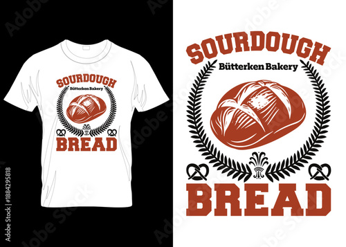 BREAD T SHIRT DESIGN  vector custom vintage modern typography retro tshirt appeal cloth design template textile 
