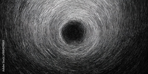 Wallpaper Mural Circular black hole tunnel with dense grain Torontodigital.ca