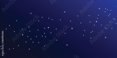 A stunning night sky filled with numerous twinkling stars on a dark blue background with a subtle gradient effect