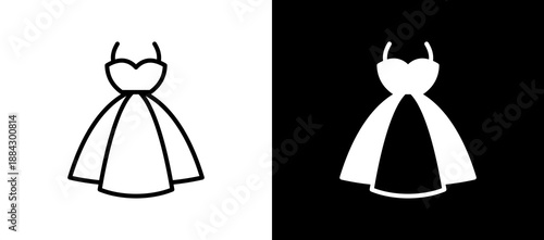 Dress lineglyph icon