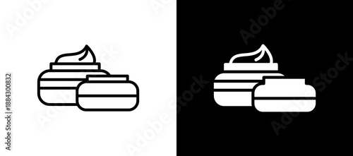 Cream lineglyph icon